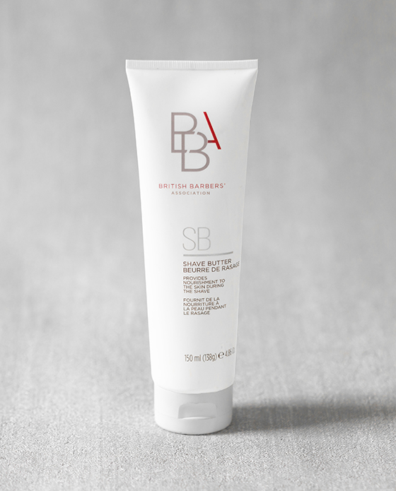 BBA Shave Butter from British Barbers Association – premium men's shave cream for smooth glide and skin protection at The British Barbers Singapore