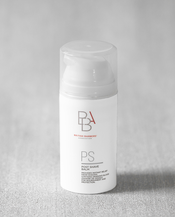 BBA Post Shave Balm from British Barbers Association – premium men's aftershave balm for instant relief and nourished skin at The British Barbers Singapore