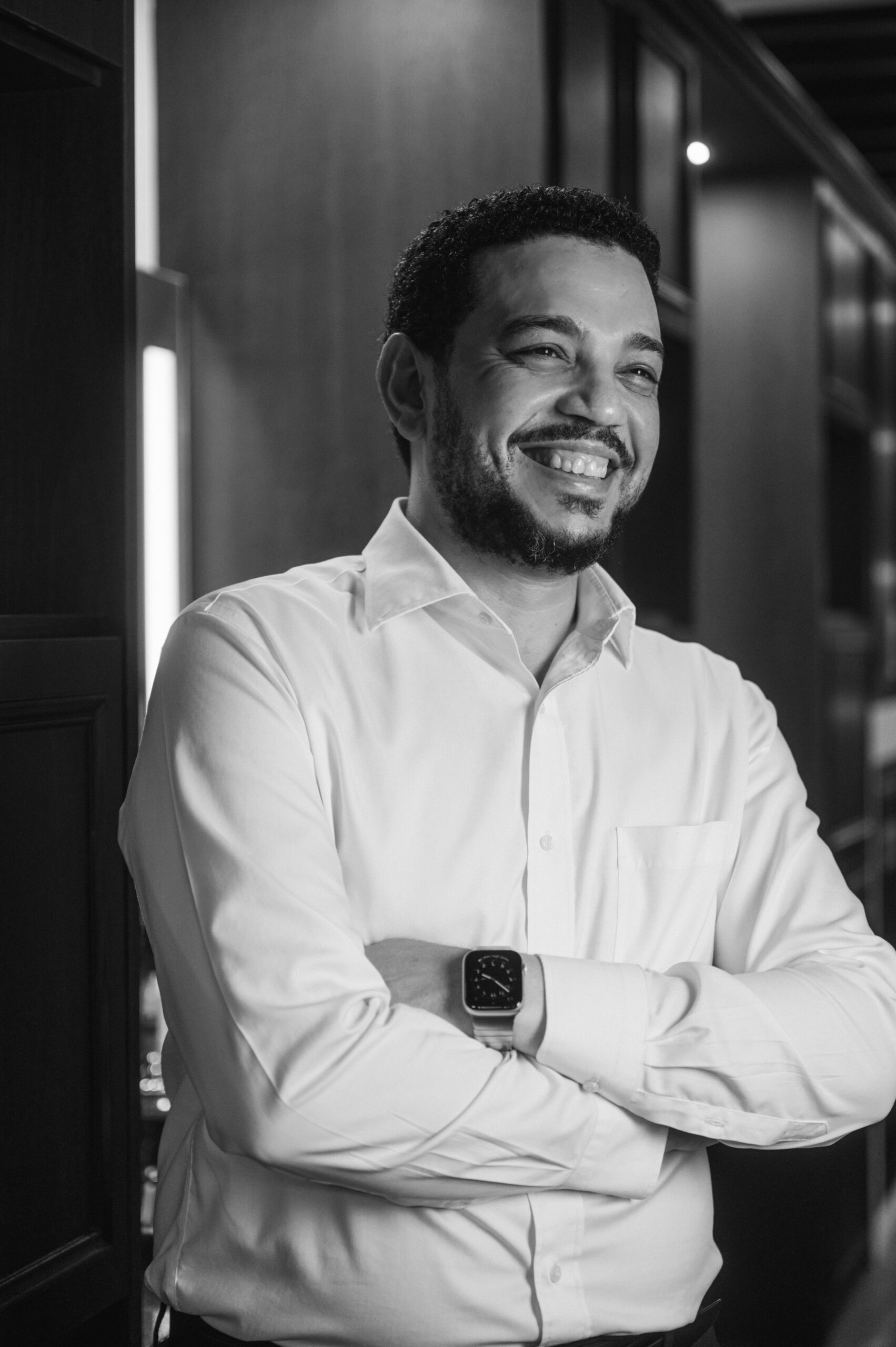 Hassan Elgamal, master barber and founder of The British Barbers, premium barbershop in Chinatown Singapore – best barber experience for gentleman grooming