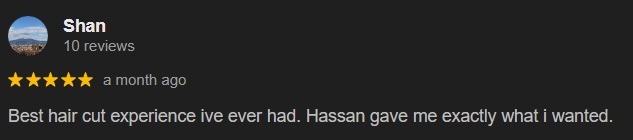 Google reviews image showing 5.0-star rating for The British Barbers Singapore – real customer feedback on exceptional barber service and relaxing Chinatown experience.